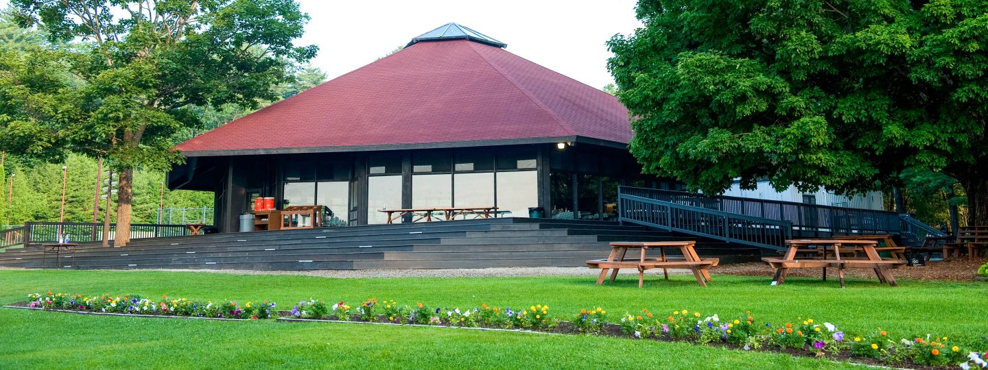 the dining hall at Camp Mataponi